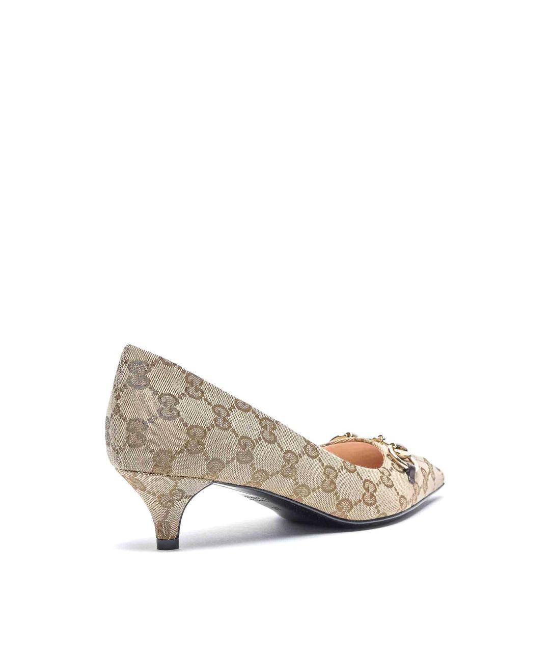 GUCCI Бежевые туфли, фото 2