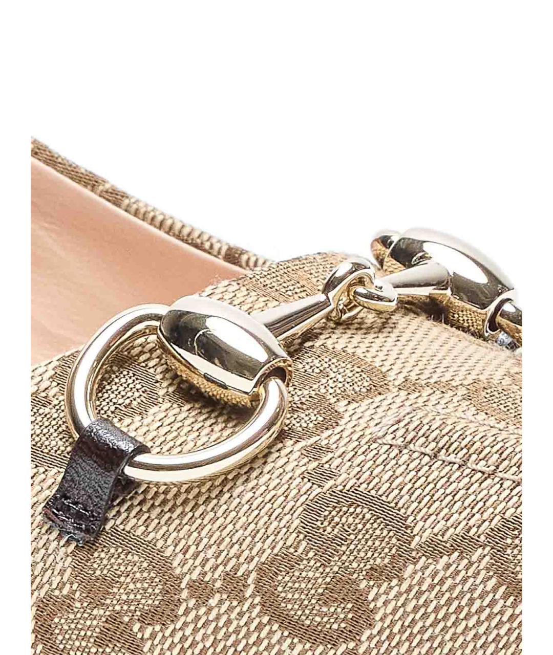GUCCI Бежевые туфли, фото 3