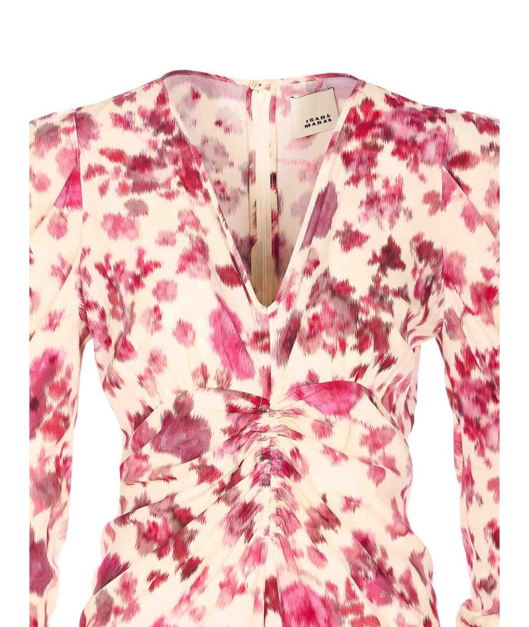 ISABEL MARANT Мульти шелковое повседневное платье, фото 4