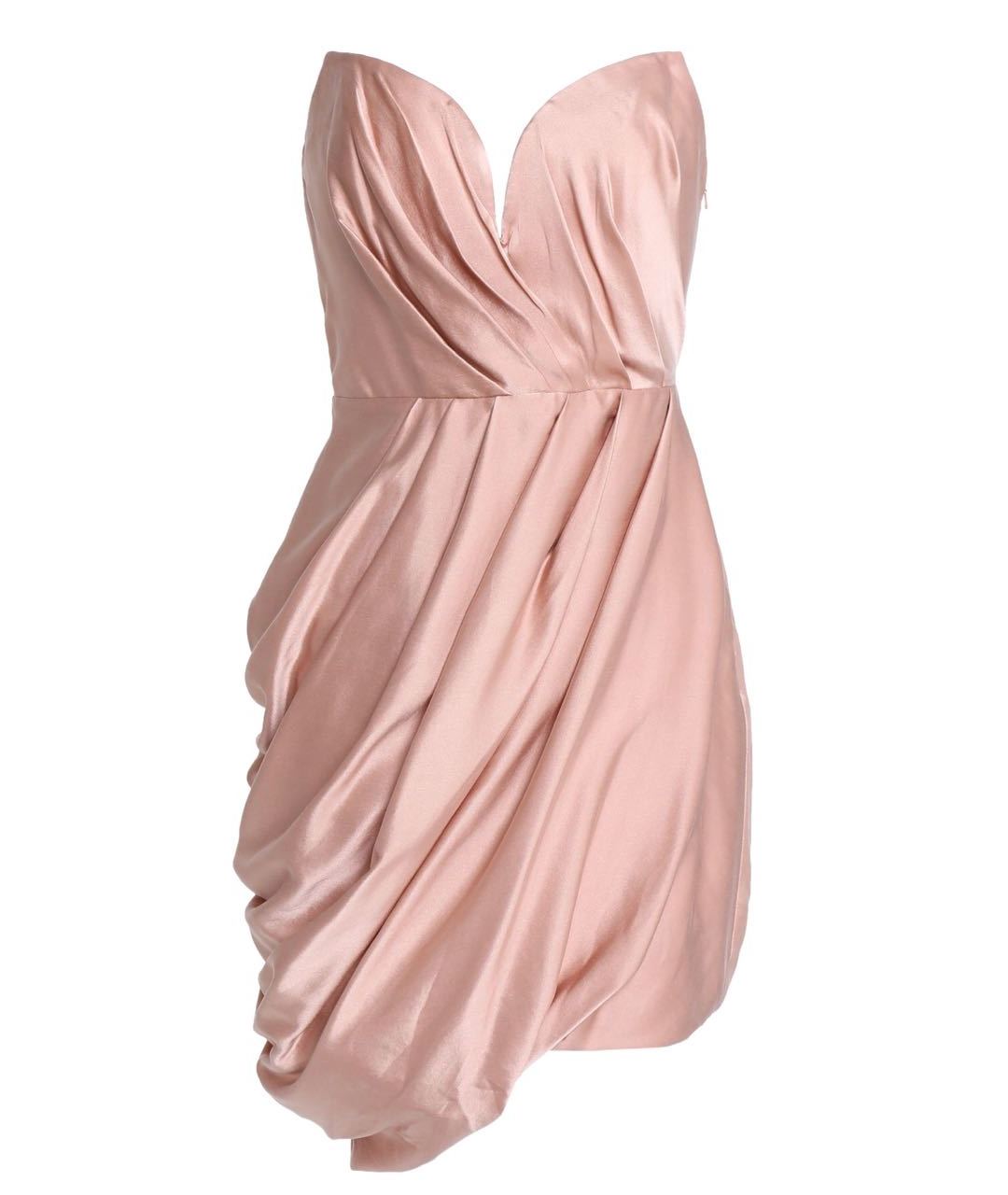 ZIMMERMANN Розовое шелковое повседневное платье, фото 1