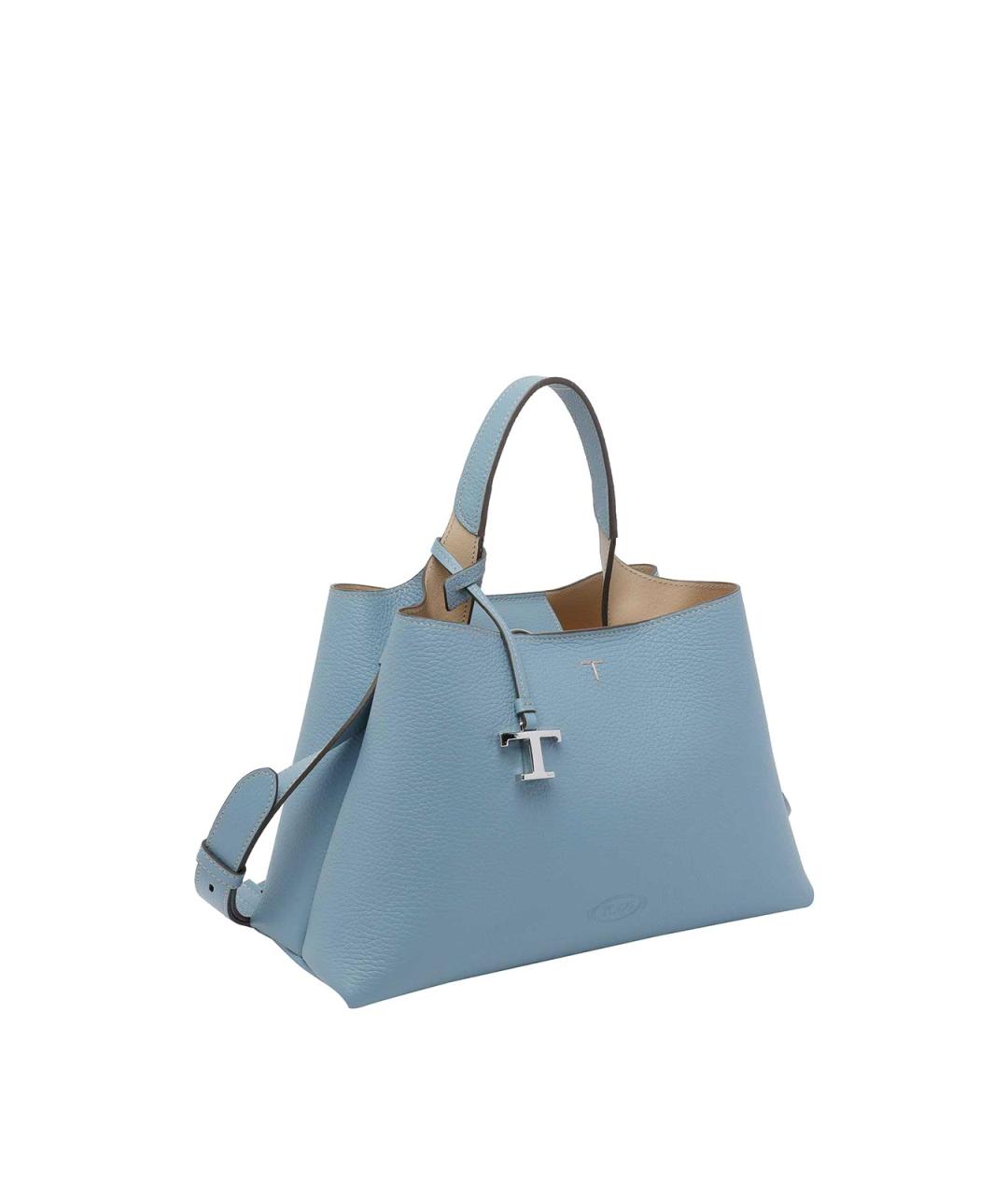 TOD'S Синяя кожаная сумка тоут, фото 2