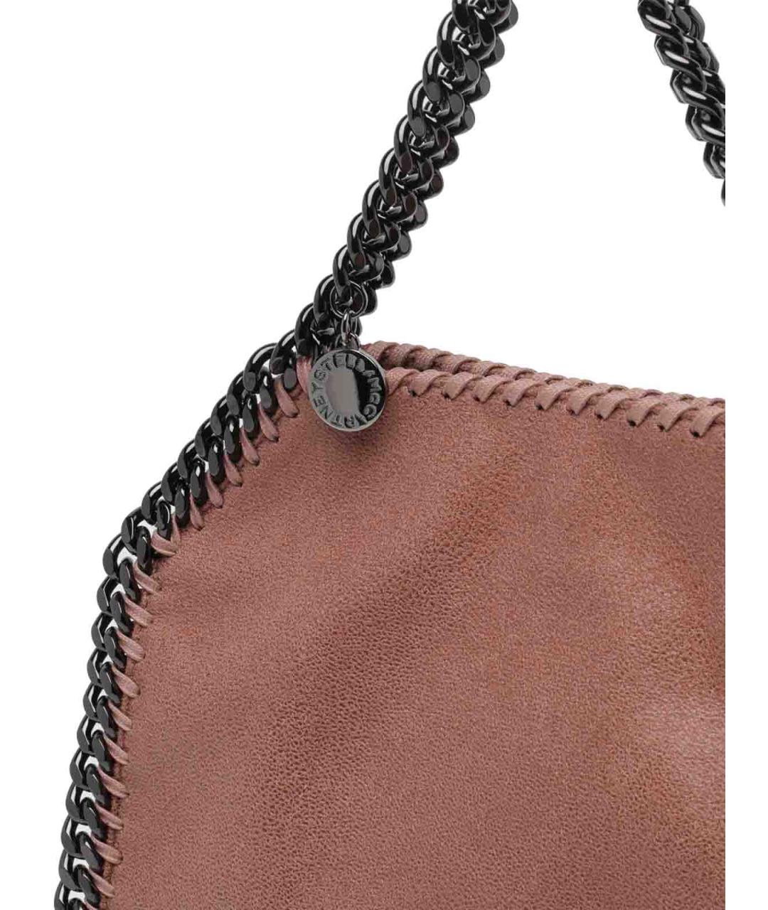 STELLA MCCARTNEY Коричневая сумка тоут из искусственной кожи, фото 4