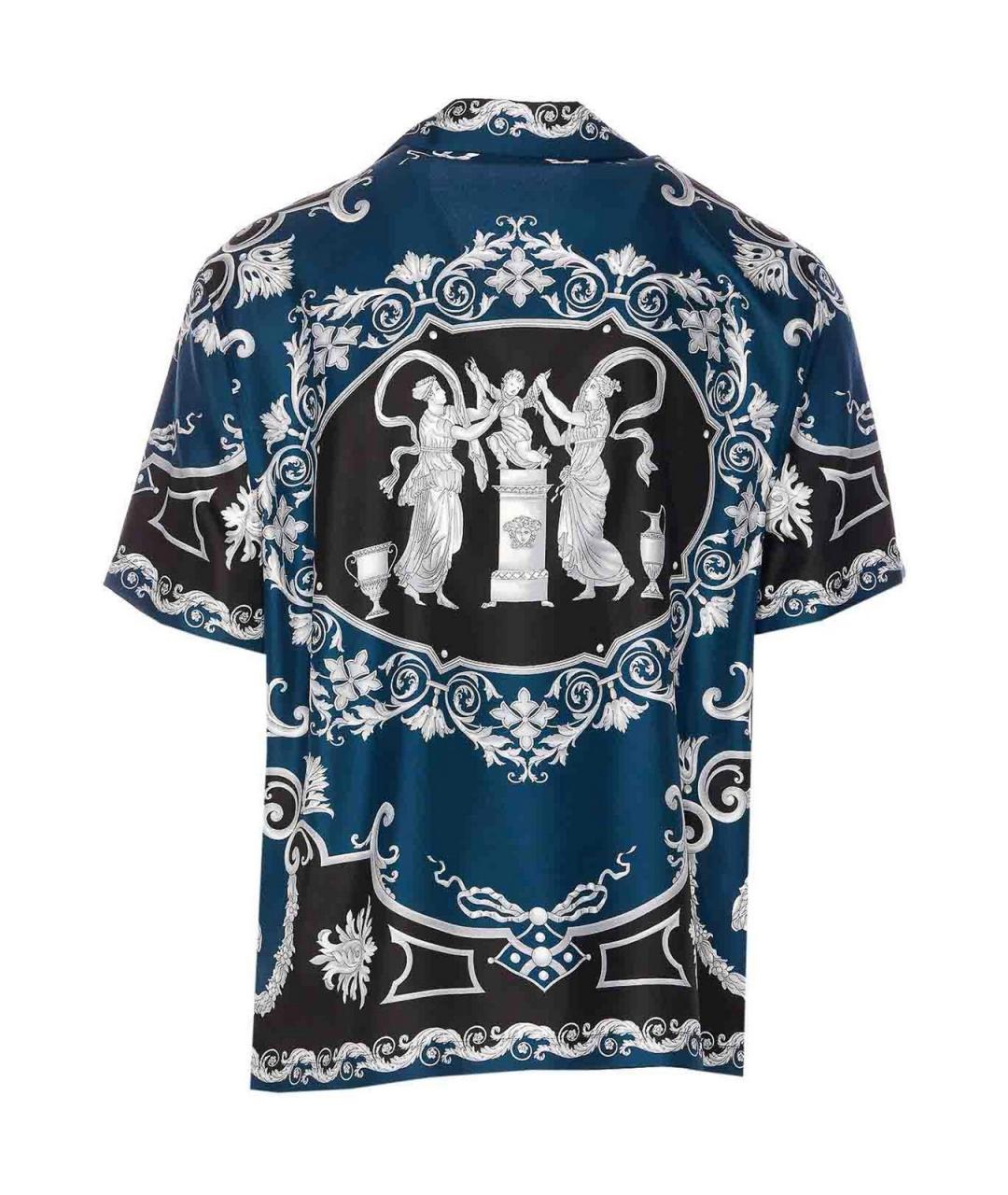 VERSACE Мульти шелковая кэжуал рубашка, фото 2