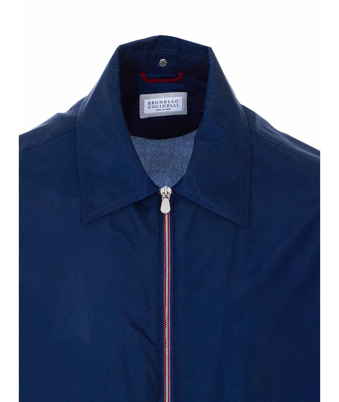 BRUNELLO CUCINELLI Синяя куртка, фото 4