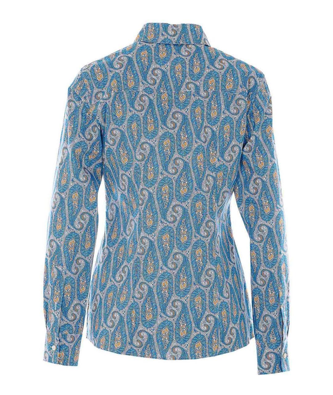 ETRO Синяя хлопковая рубашка, фото 2