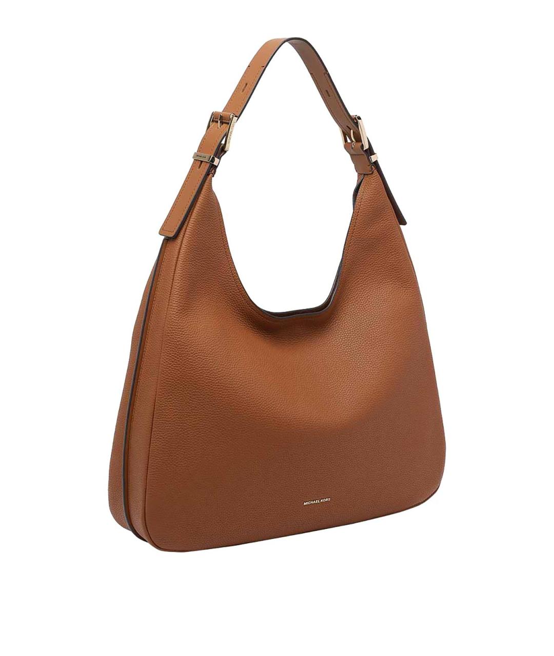 MICHAEL MICHAEL KORS Коричневая кожаная сумка через плечо, фото 2
