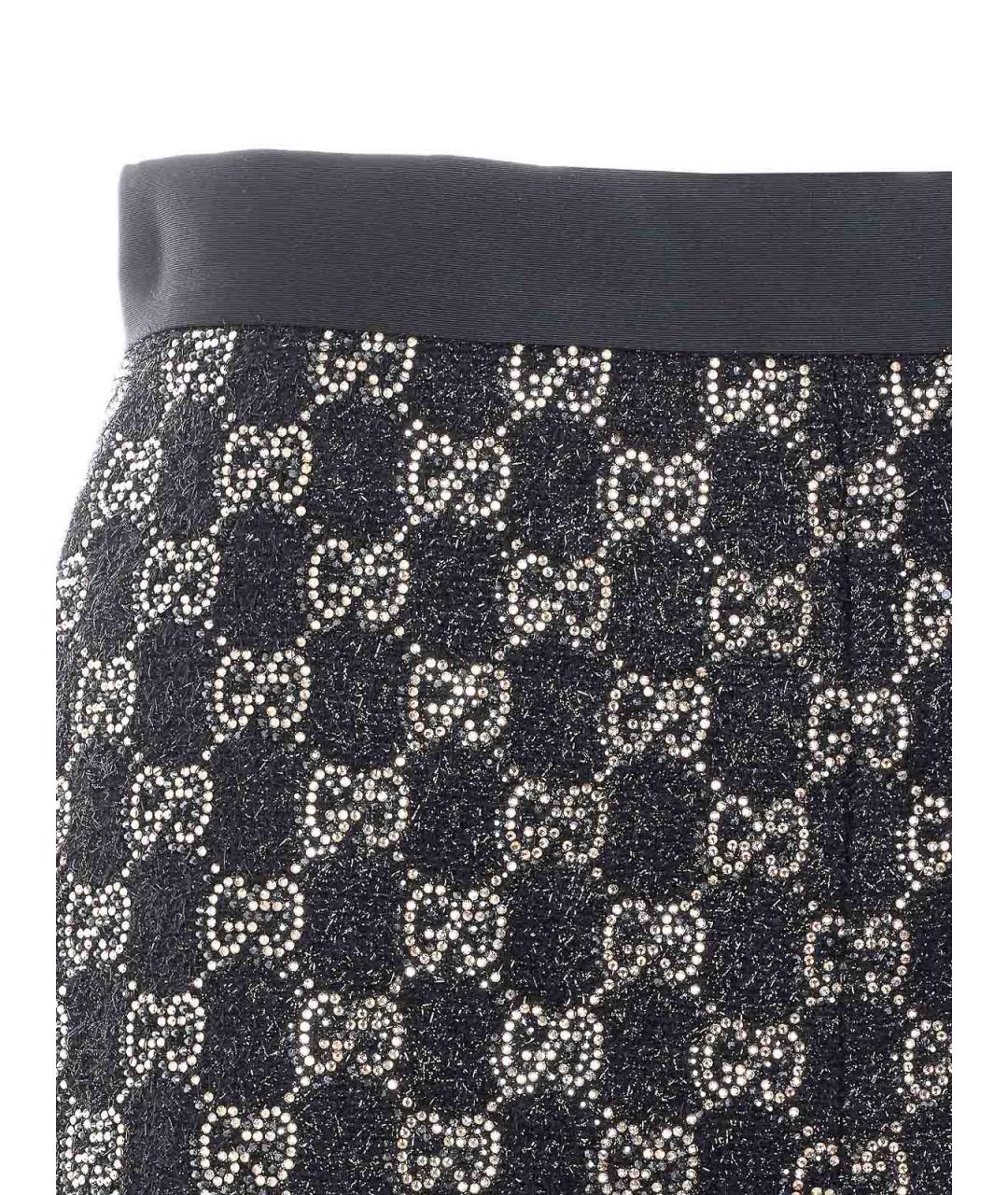 GUCCI Черные вискозные шорты, фото 4