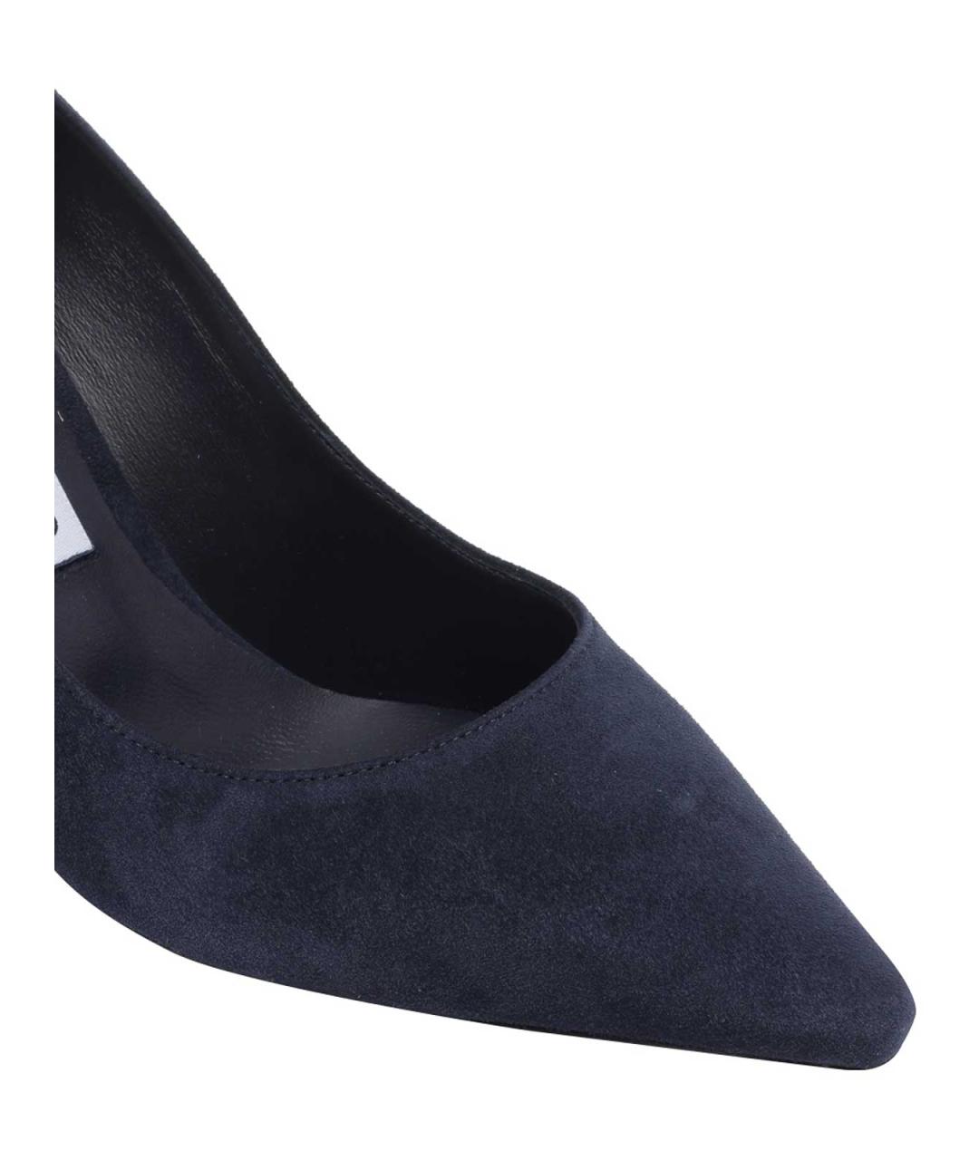 JIMMY CHOO Синие замшевые туфли, фото 4