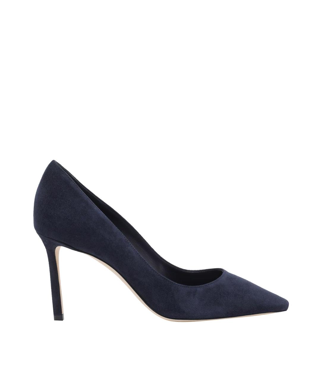 JIMMY CHOO Синие замшевые туфли, фото 1