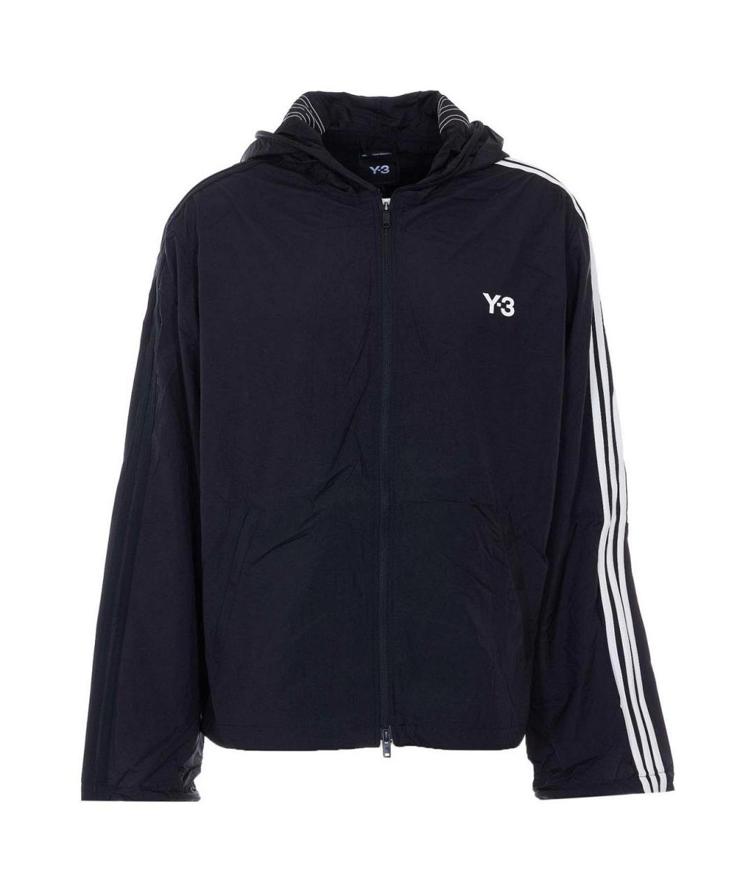 Y-3 Черная полиамидовая куртка, фото 1