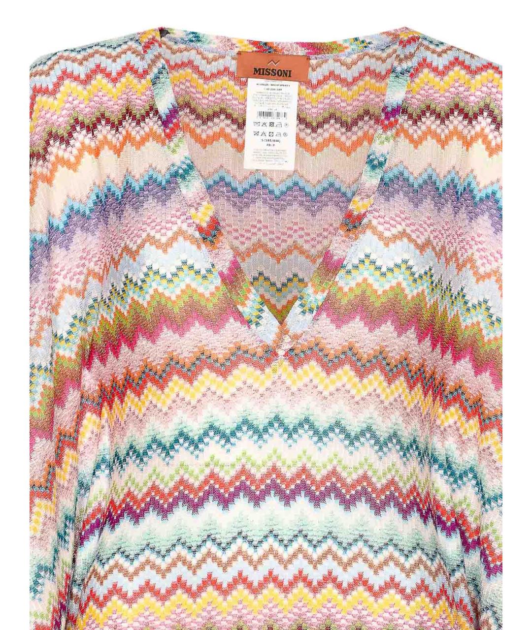 MISSONI Мульти вискозное повседневное платье, фото 4