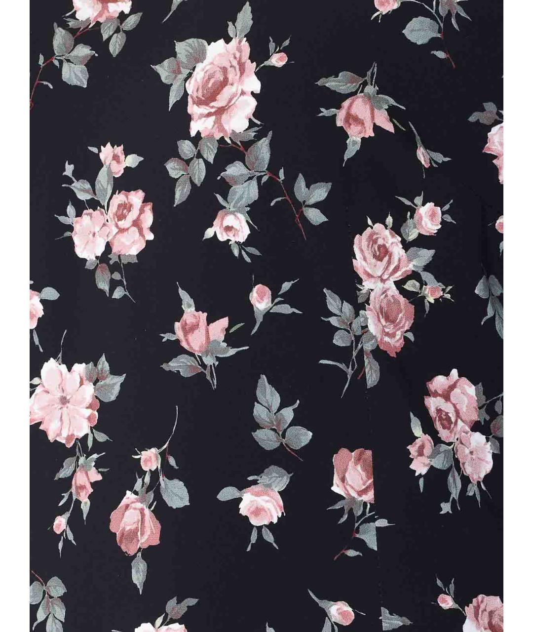 DOLCE&GABBANA Черное шелковое повседневное платье, фото 3
