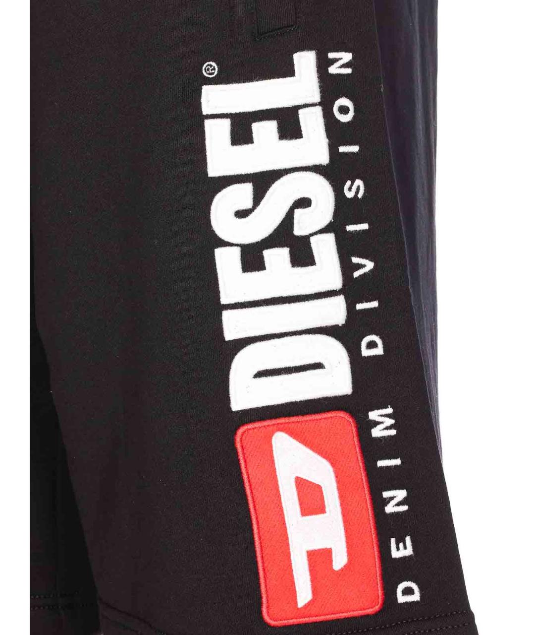 DIESEL Черные хлопковые шорты, фото 3