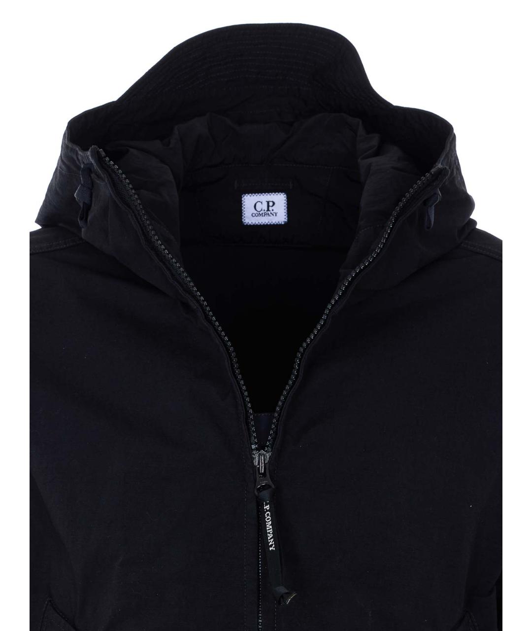 CP COMPANY Черная полиамидовая куртка, фото 4