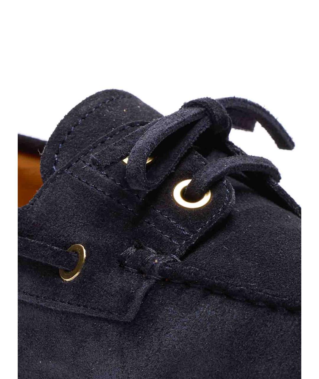 TOD'S Синие замшевые лоферы, фото 3