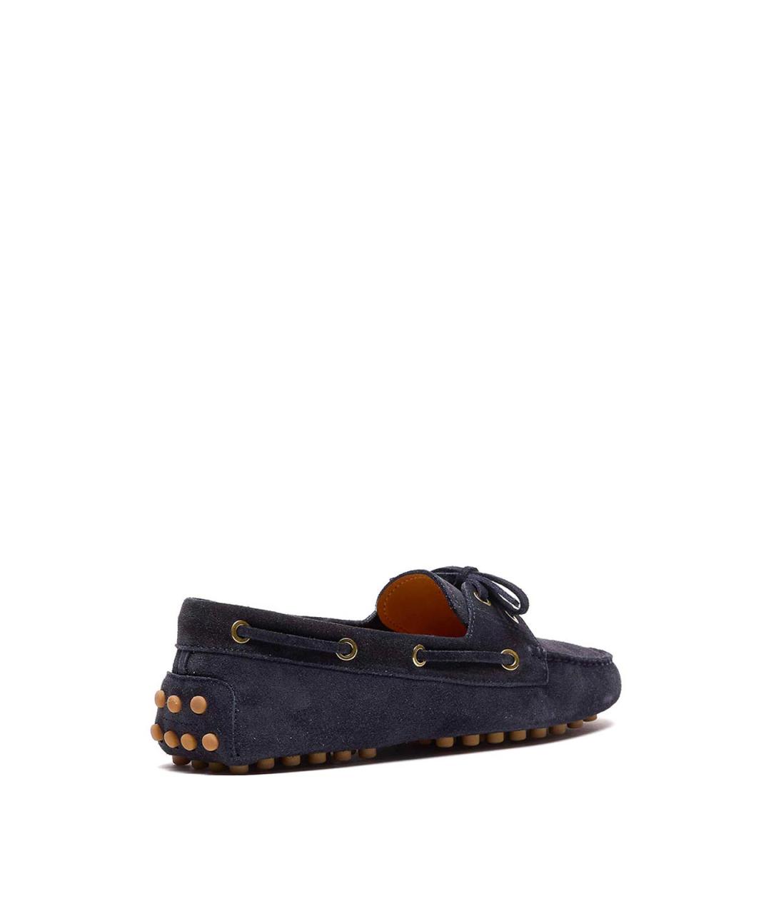 TOD'S Синие замшевые лоферы, фото 2