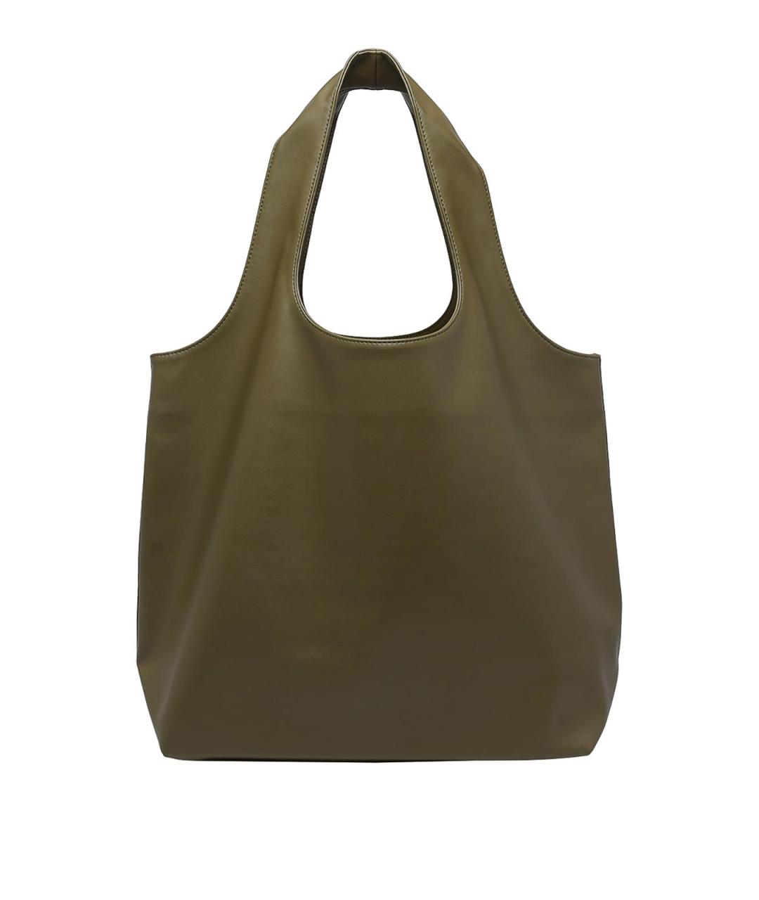 A.P.C. Зеленая сумка тоут из искусственной кожи, фото 3