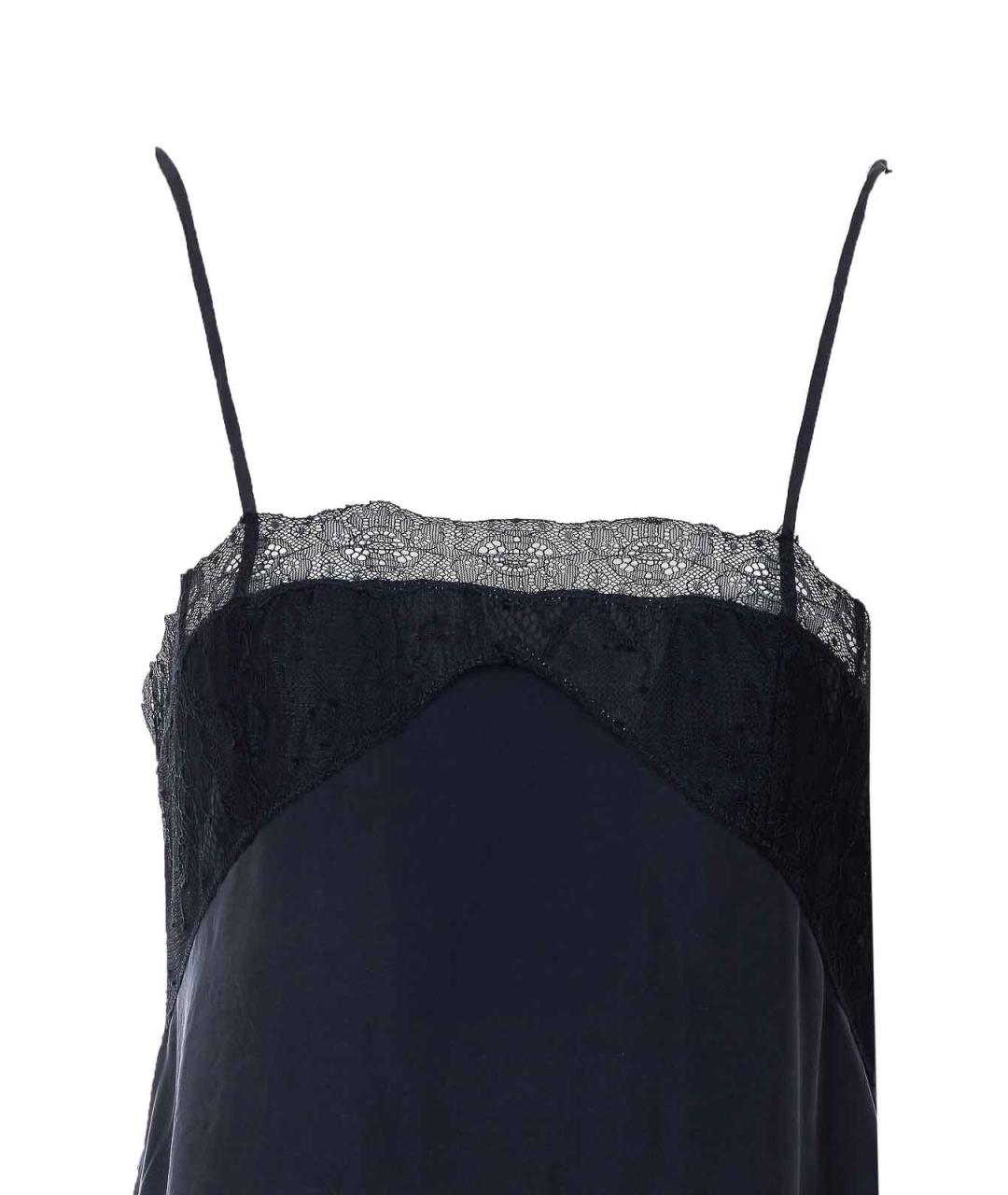 ZADIG & VOLTAIRE Черное шелковое повседневное платье, фото 4