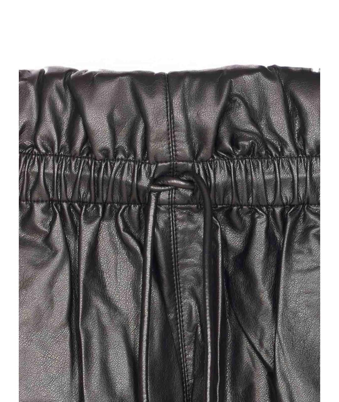 ISABEL MARANT Черные полиуретановые шорты, фото 4