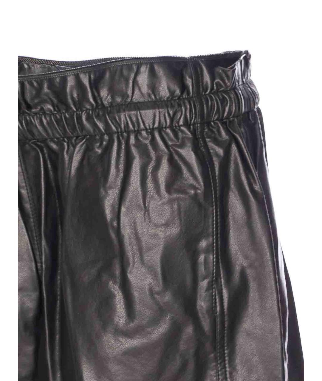 ISABEL MARANT Черные полиуретановые шорты, фото 3