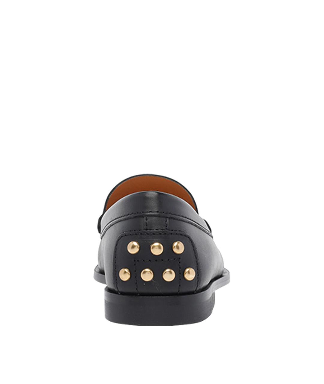 TOD'S Черные кожаные лоферы, фото 4