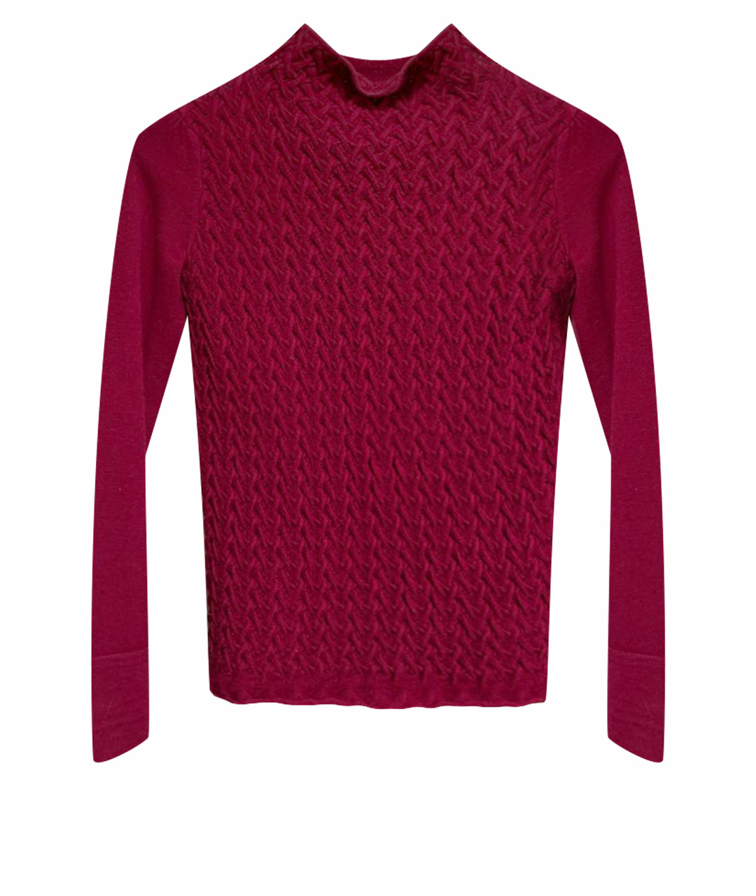 EMPORIO ARMANI Бордовый шерстяной джемпер / свитер, фото 1