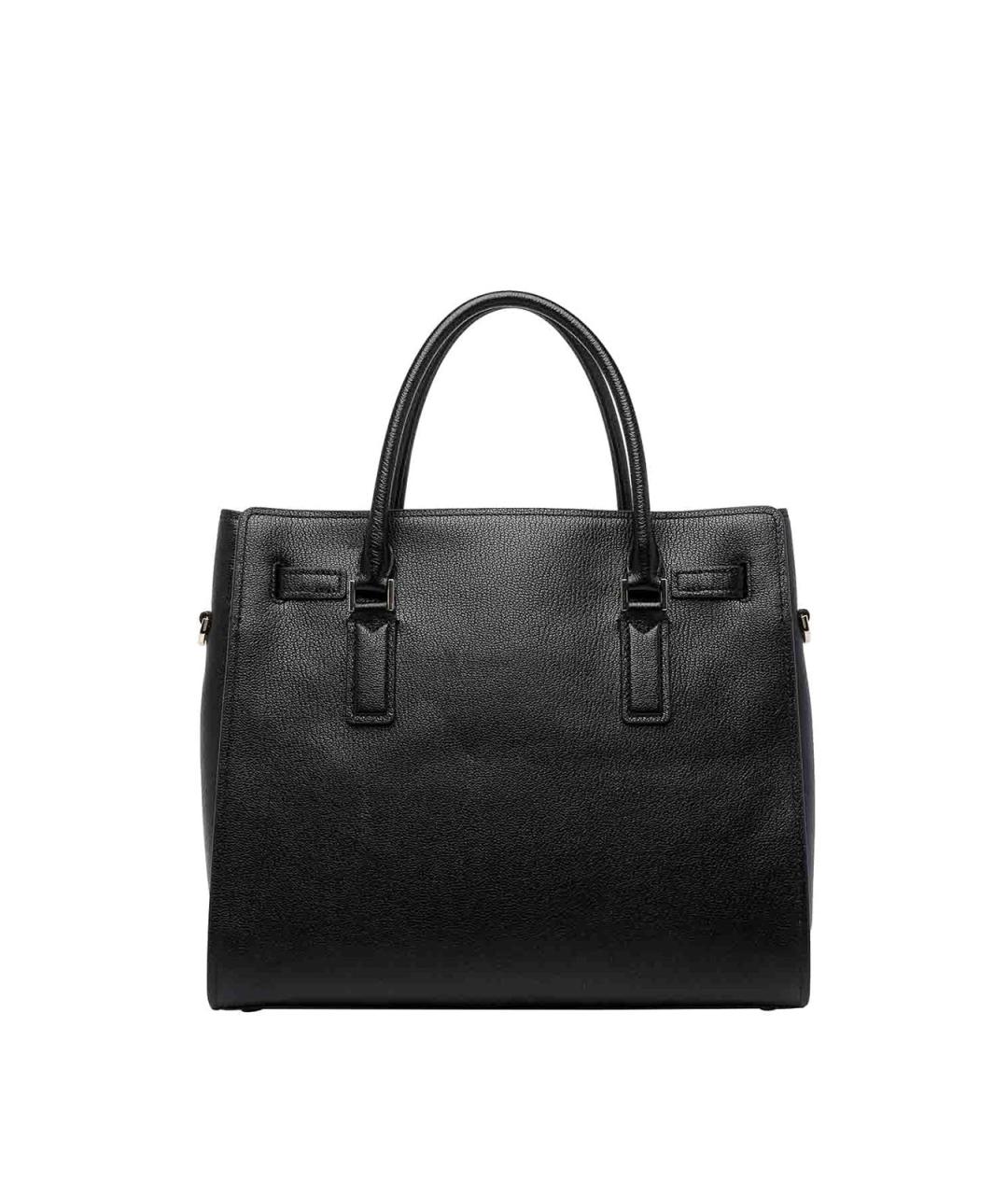 MICHAEL MICHAEL KORS Черная кожаная сумка тоут, фото 3