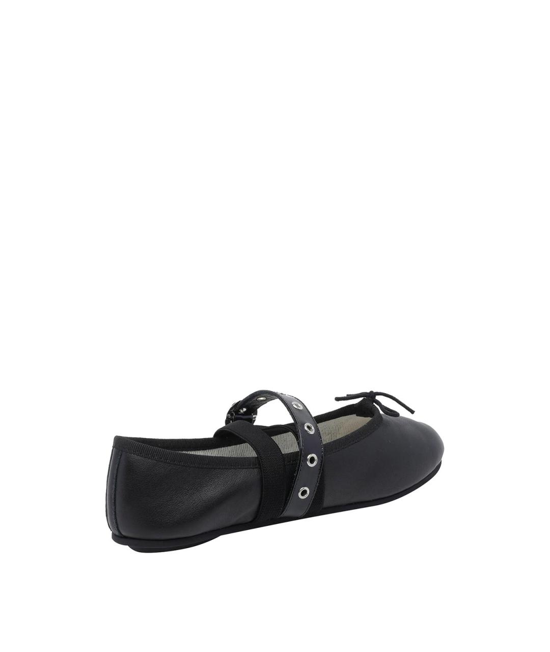 REPETTO Черные кожаные балетки, фото 3