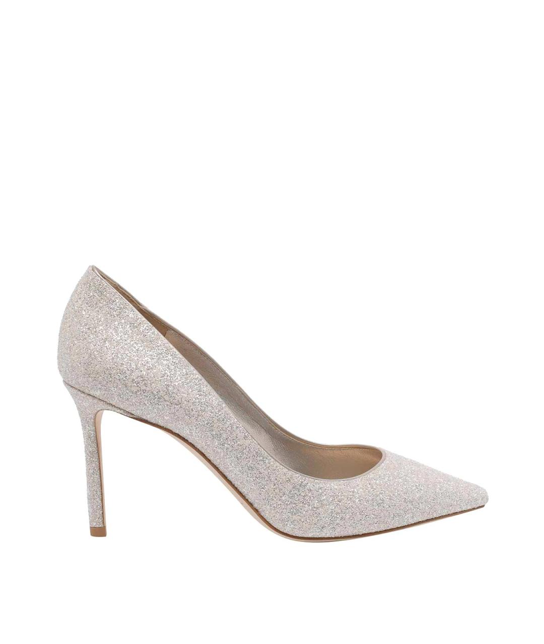 JIMMY CHOO Золотые кожаные туфли, фото 1