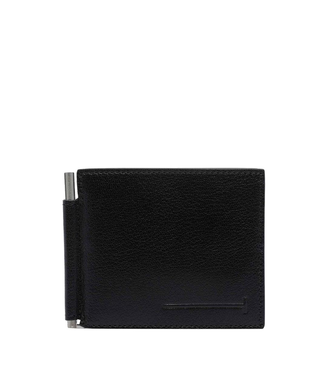 TOM FORD Черный кожаный кошелек, фото 1