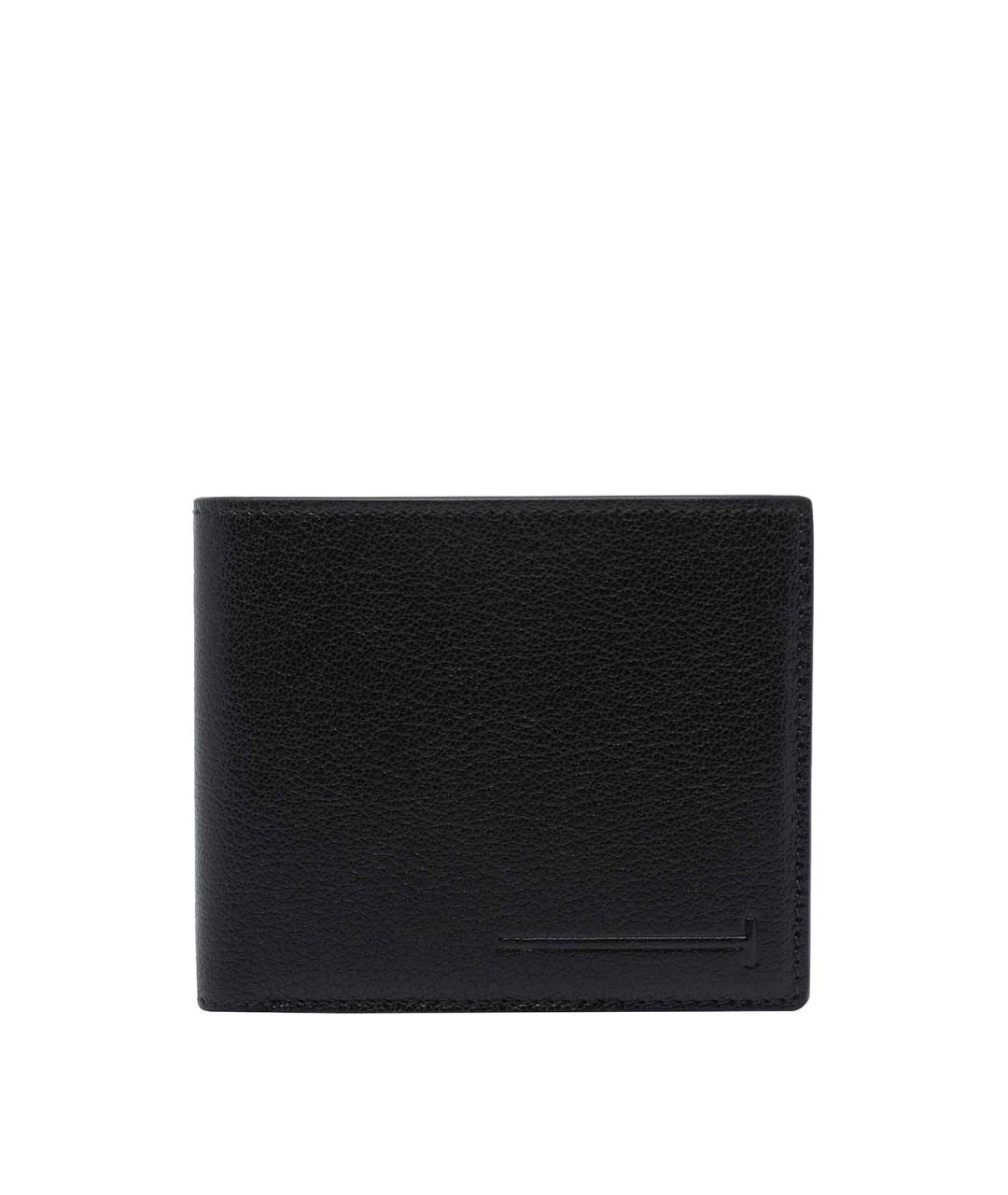 TOM FORD Черный кожаный кошелек, фото 1