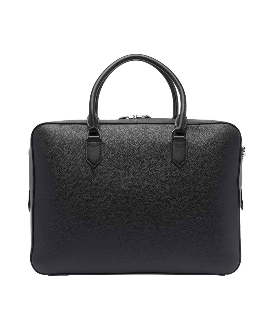 TOM FORD Черный кожаный портфель, фото 3