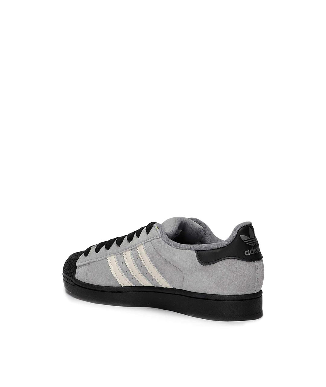 ADIDAS Серые замшевые низкие кроссовки / кеды, фото 3