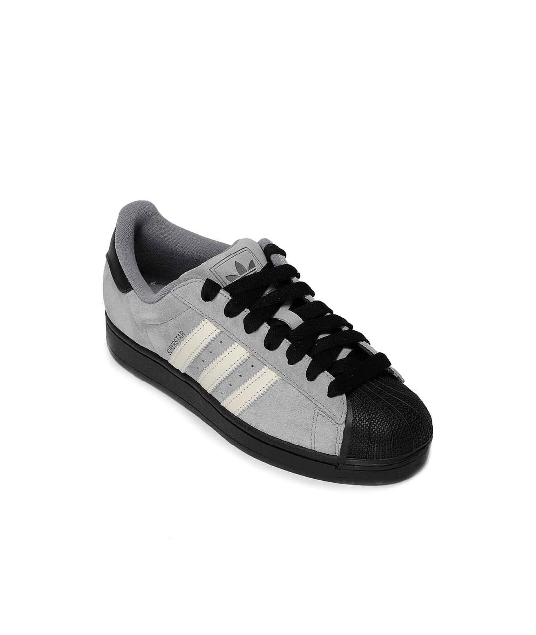 ADIDAS Серые замшевые низкие кроссовки / кеды, фото 2