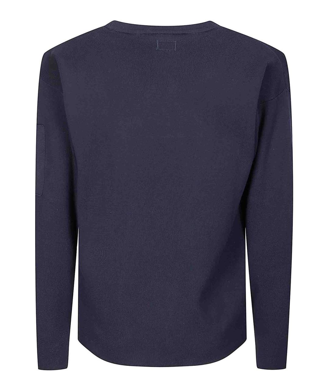 CP COMPANY Синий хлопковый джемпер / свитер, фото 2