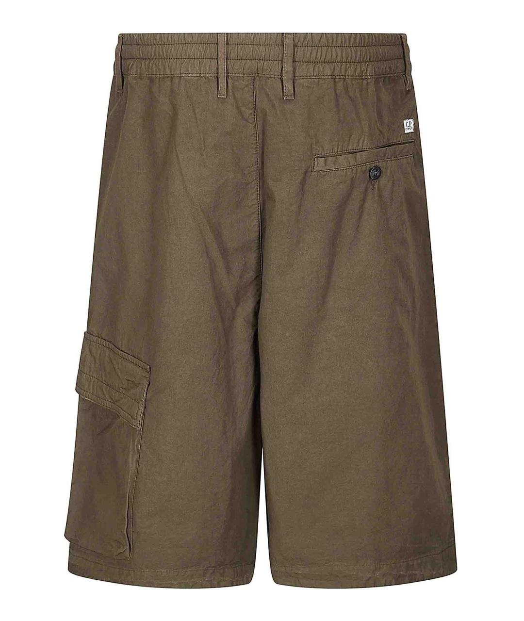 CP COMPANY Зеленые хлопковые шорты, фото 2