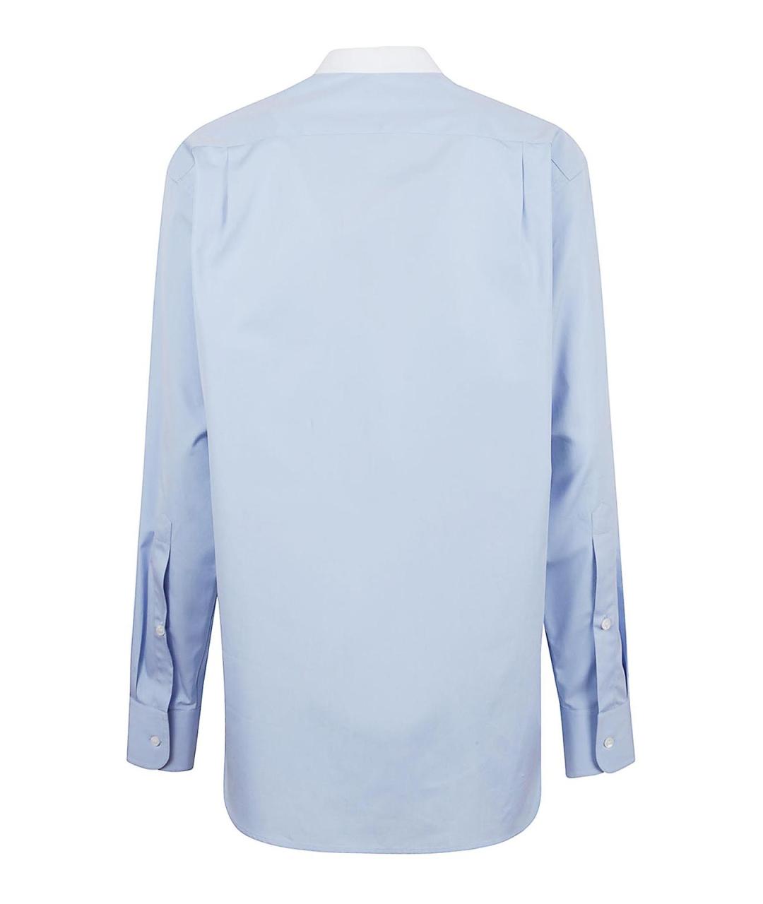 STELLA MCCARTNEY Синяя хлопковая рубашка, фото 3