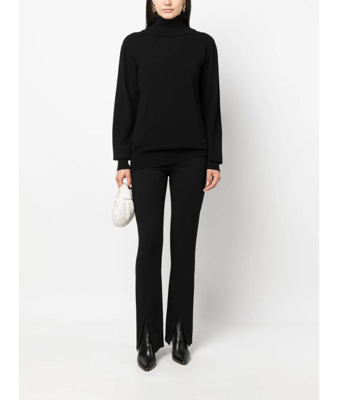 JIL SANDER Черный кашемировый джемпер / свитер, фото 3