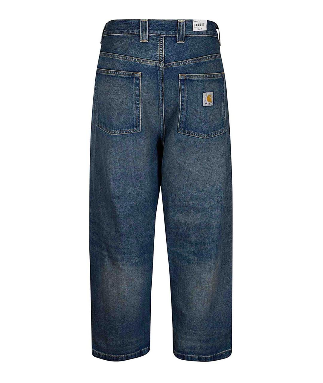 CARHARTT Синие хлопковые повседневные брюки, фото 2