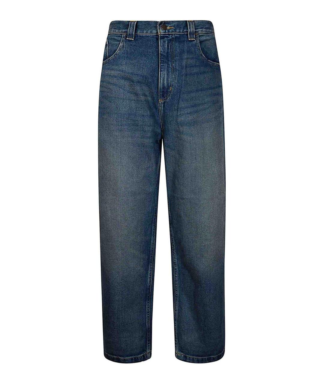 CARHARTT Синие хлопковые повседневные брюки, фото 1