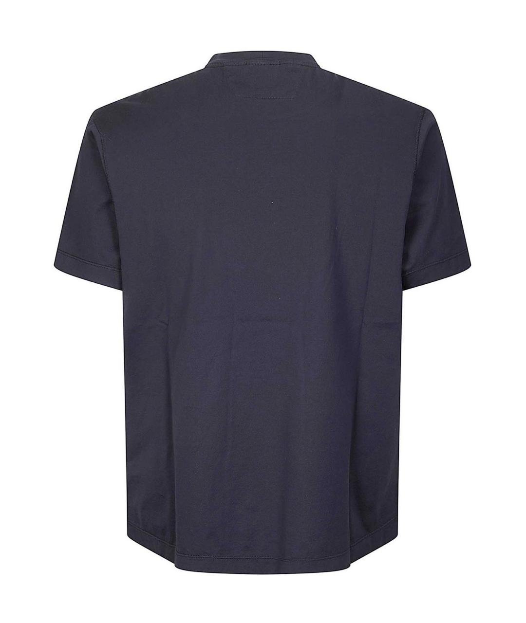 CP COMPANY Черная хлопковая футболка, фото 2