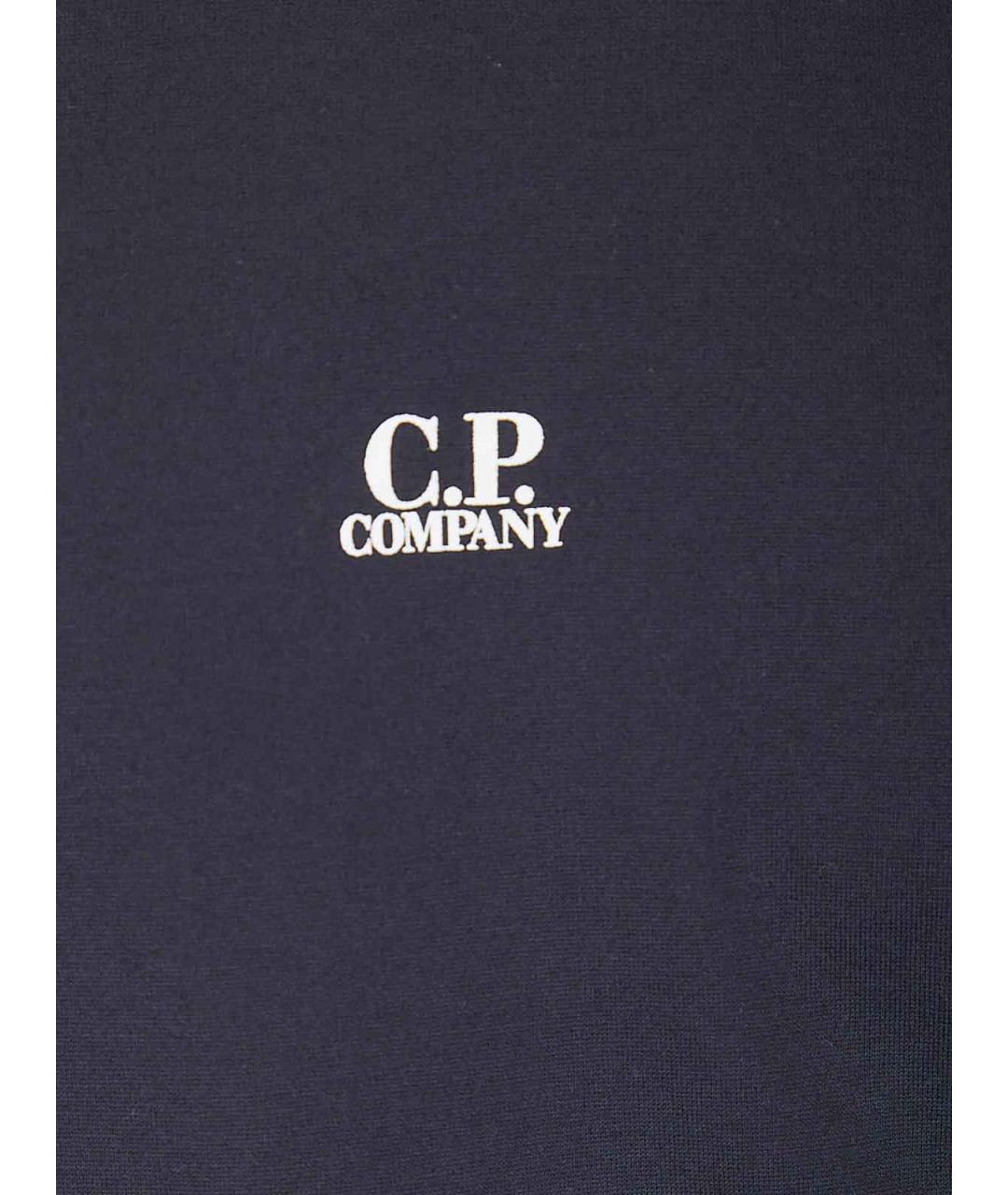 CP COMPANY Черная хлопковая футболка, фото 3
