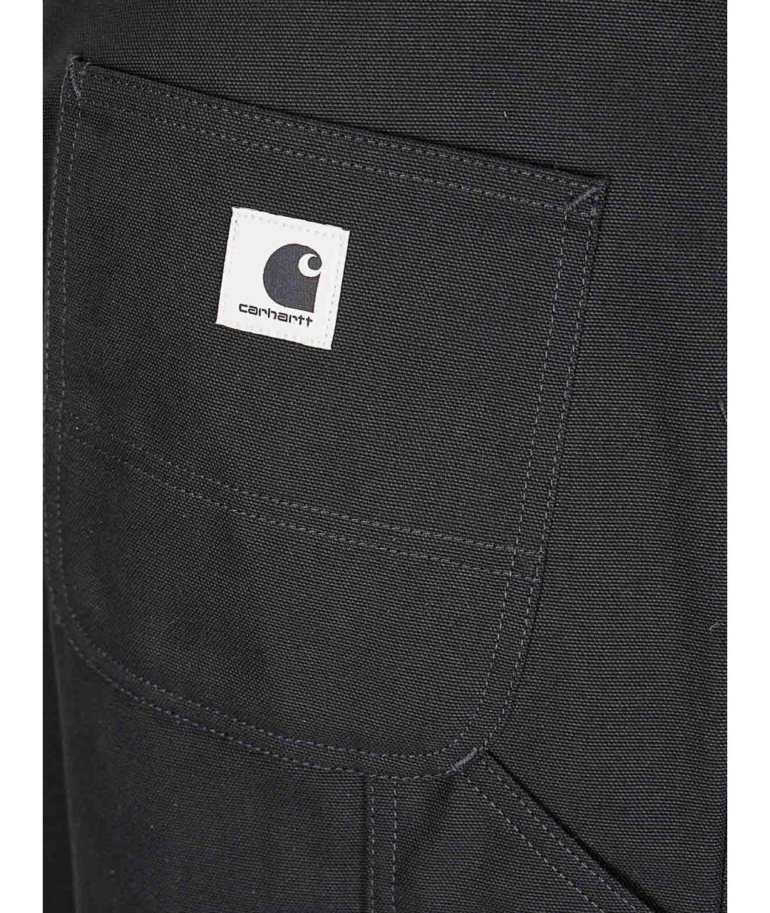 CARHARTT Черные хлопковые прямые джинсы, фото 3