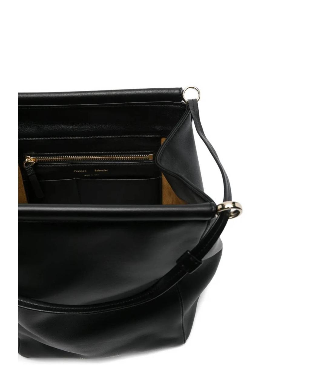 PROENZA SCHOULER Черная кожаная сумка через плечо, фото 4