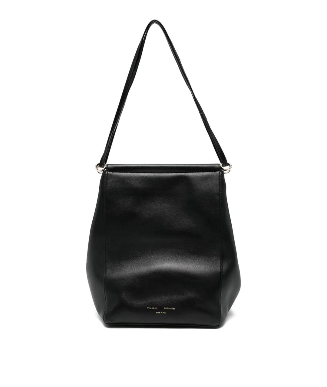 PROENZA SCHOULER Черная кожаная сумка через плечо, фото 1