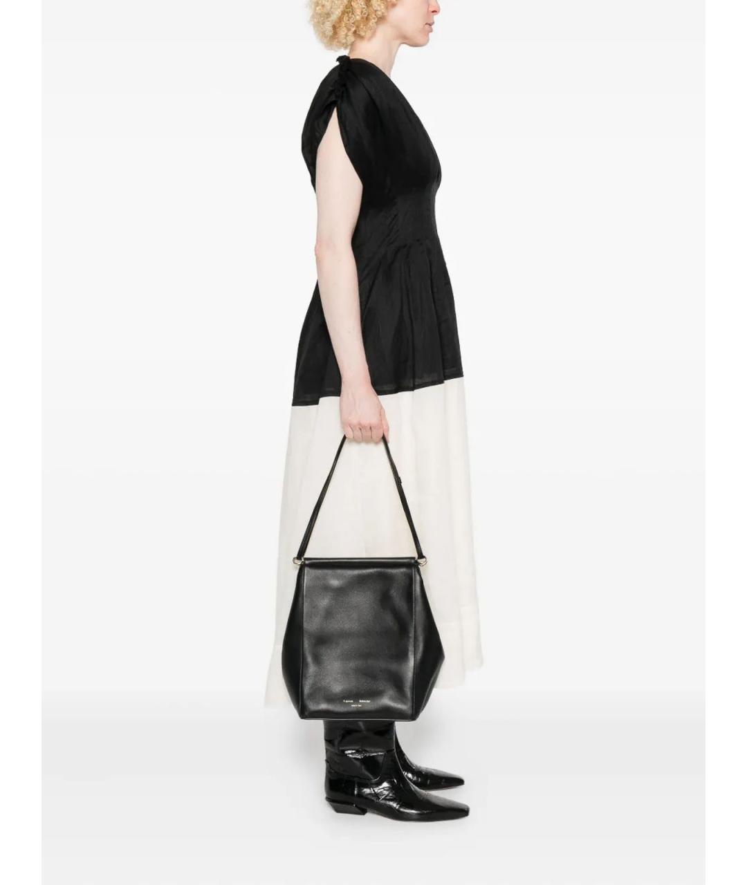 PROENZA SCHOULER Черная кожаная сумка через плечо, фото 3