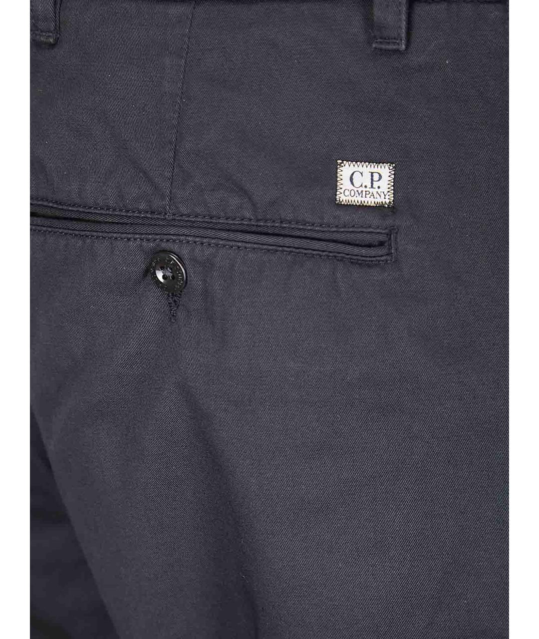 CP COMPANY Черные хлопковые повседневные брюки, фото 3