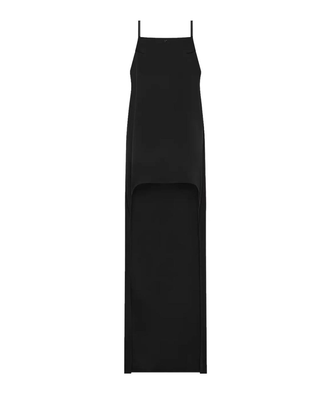 COURREGES Черное ацетатное платье, фото 1