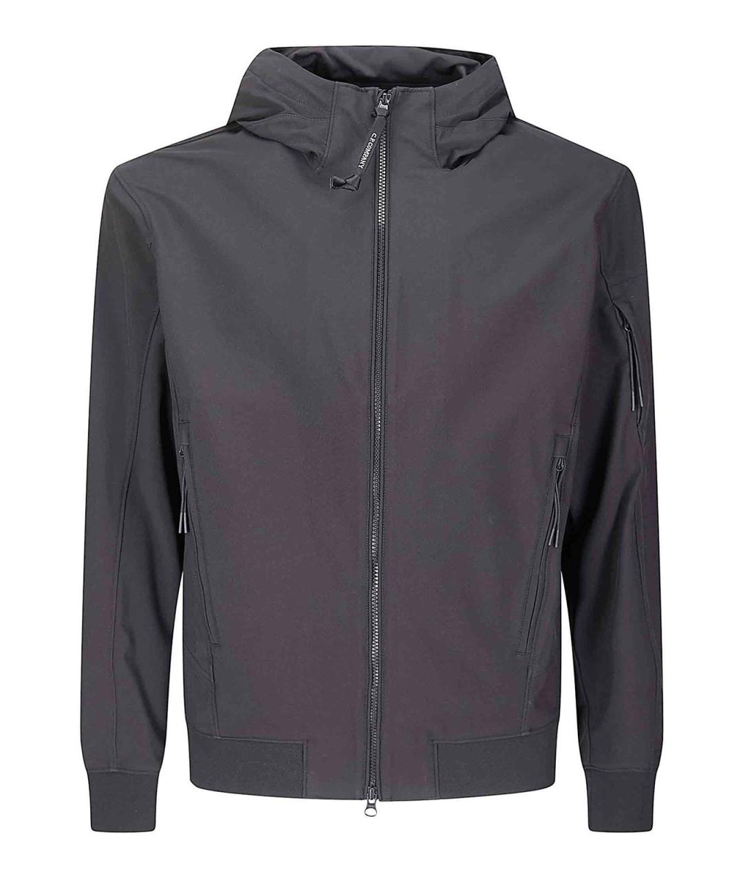 CP COMPANY Черная полиэстеровая куртка, фото 1