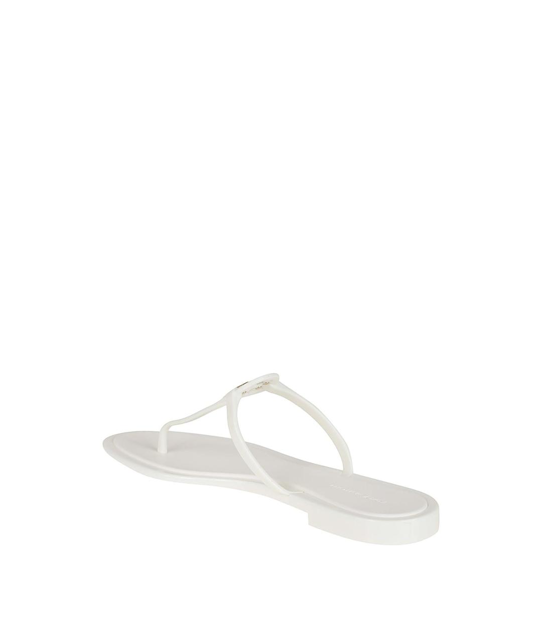 TORY BURCH Белые шлепанцы, фото 3